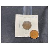 Two VBD  Lincoln Pennies