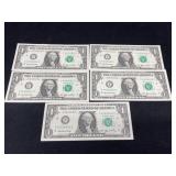 UNC 2006 Ones - serial number order