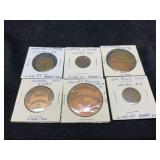 6 Trade Tokens Chariton & Lucas Iowa
