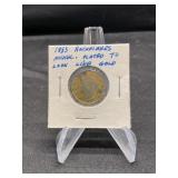 1883 No Cents Nickel "Gold Plated"