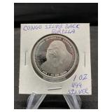 2015 Congo Gorilla 1oz Silver