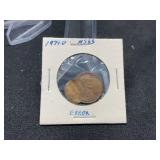 1974D One Cent Mint Error