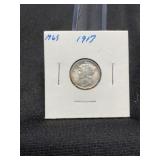 1917 Mercury Dime UNC