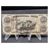 $10 Obsolete w/Keokuk IA Overprint