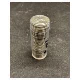 BU 1964 Silver Quarter Roll