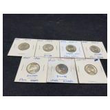 7 War Nickels