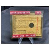 Hall and Sellers Massachusetts