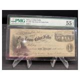 1858 $ 1 Cedar Falls IA