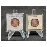 Pair of Encased Postage