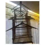 Wood Bird Cage Decor