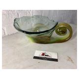 Blown Glass Cornucopia