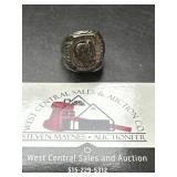 Trench art ring marked sterling