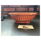 Haeger orange planter