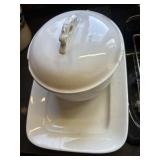 Serving platter and bowl- cracked and chipped