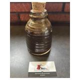 Ceramic jar with cork stop