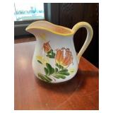 Hand painted pitcher