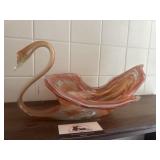 Blown Glass Swan