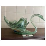 Blown Glass Swan