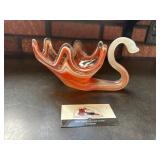 MCM swan candy bowl