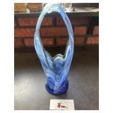MCM Murano style glass basket
