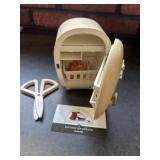 Vintage Lil Fridge - used to hold office supplies