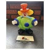 Murano art glass clown