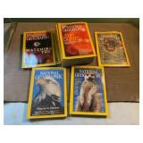 National Geographic magazines