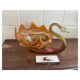 Blown Glass Swan