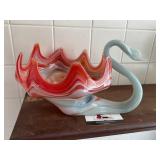 Blown Glass Swan