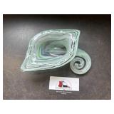 Hand blown glass cornucopia