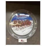 Glass Budweiser tray