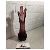 MCM Amethyst Swung Glass Vase