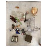 Glassware and Miniature Figures