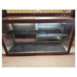 Glass lighted display cabinet