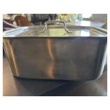 Small stainless steel pan