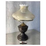 Metal and Glass Lamp