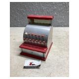 Metal toy cash register