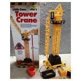 Little contractors tower crane battery operated