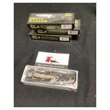 Three Delta Ranger new old stock pocket knives