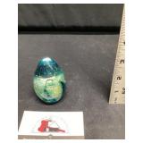 Blown glass paperweight