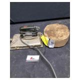 Carpet, tape and iron