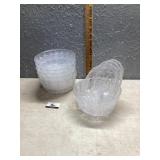 Plastic serving dishes