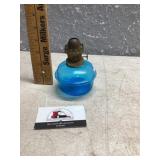 Blue kerosene lamp