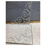 Metal shelf brackets