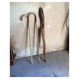 Wooden canes