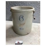 6 gallon red wing stoneware stoneware crock