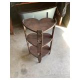 Heart shaped 16 inches wide 30 tall in table