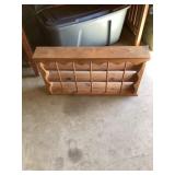 Shelf 35  x 5 1/2 18 1/2 tall