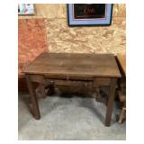 Oak library table 42 x 26 x 29 1/2