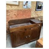 Pine dry sink 47x  19 x 34 1/4
